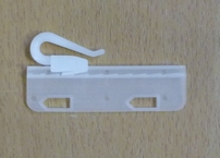 Insertable plastic hooks 5.5cm (Â± 100 pcs)